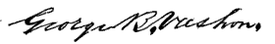 (signature) George B. Vashon.