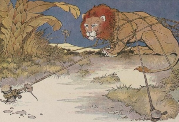 THE LION AND THE MOUSE