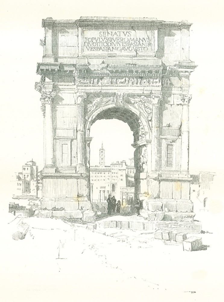 'THE ARCH OF TITUS'.