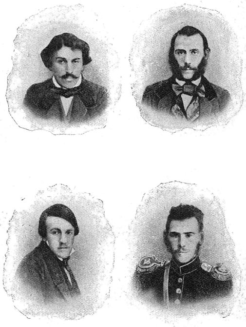Leo Tolstoi en zijn broeders in 1854.—Blz. 208.