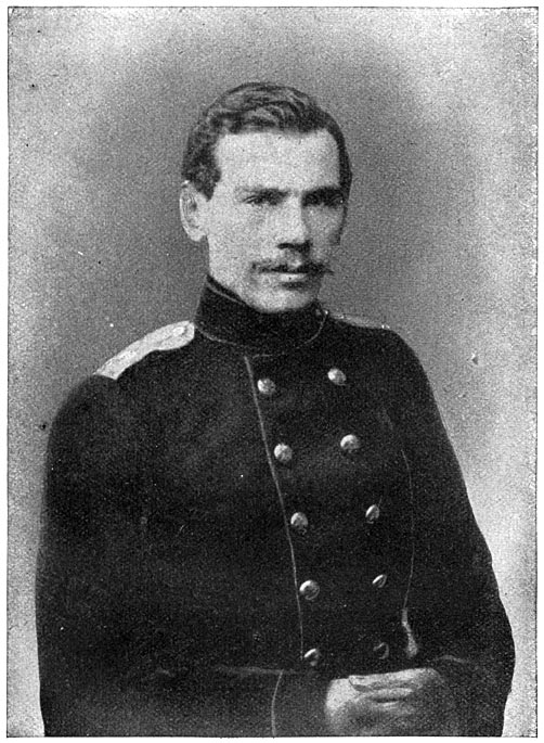 Leo Tolstoi in 1856, toen hij den krijgsdienst verliet.—Blz. 275.