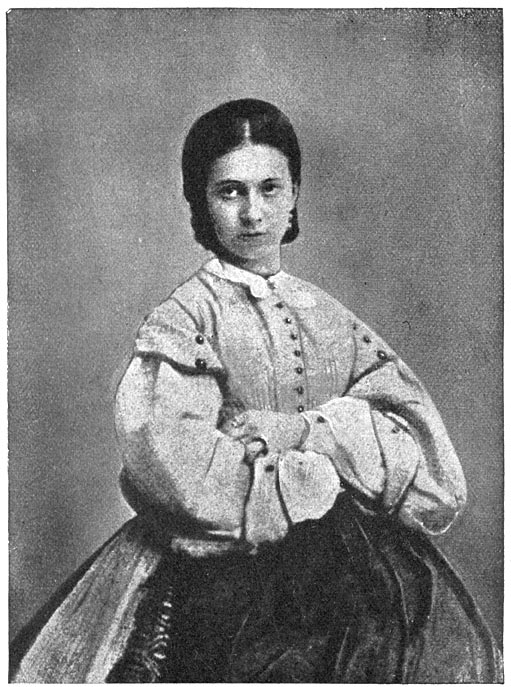 Gravin Sofie Andrejewna Tolstoi in 1860, vóór haar huwelijk.—Blz. 446.