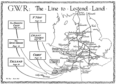 G.W.R: The Line to Legend Land. St. Neot Page 40 The Hooting Carn Page 44 Lelant Church Page 32 The Seven Stones Page 28 Cury Page 48 Talland Page 36 Padstow Page 52 Vol. Two Back End