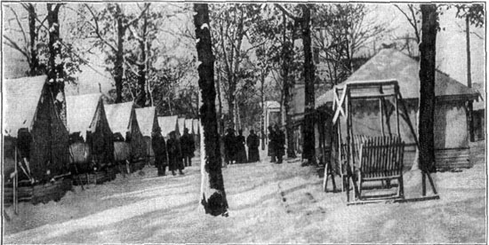 A TUBERCULOSIS TENT COLONY IN WINTER