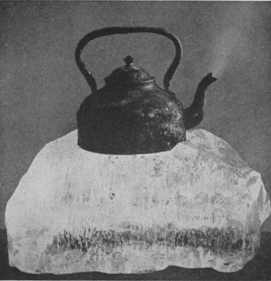 'BOILING' A KETTLE ON ICE