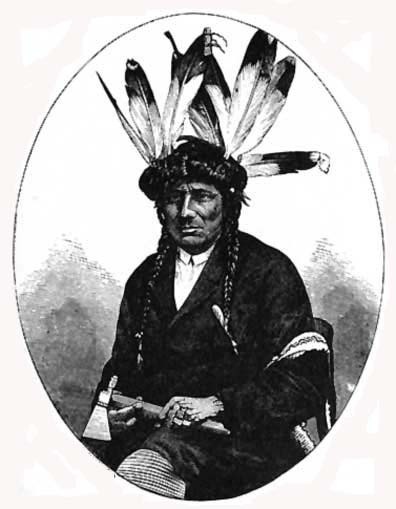 Isaac H. Tuttle, a converted Indian Chief.