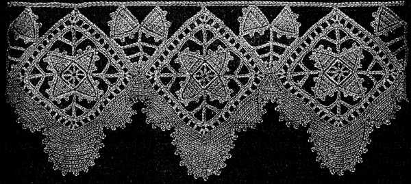 FIG. 471. CROCHET RETICELLA LACE.