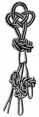 FIG. 609. SMALL PENDANT OF THE TASSELS IN FIG. 604.