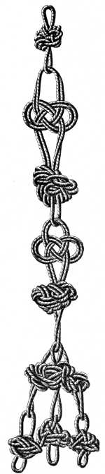 FIG. 610. LARGE PENDANT OF THE TASSELS IN FIG. 604.