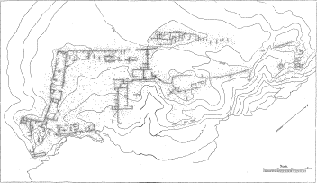 plan of Horn House ruin
