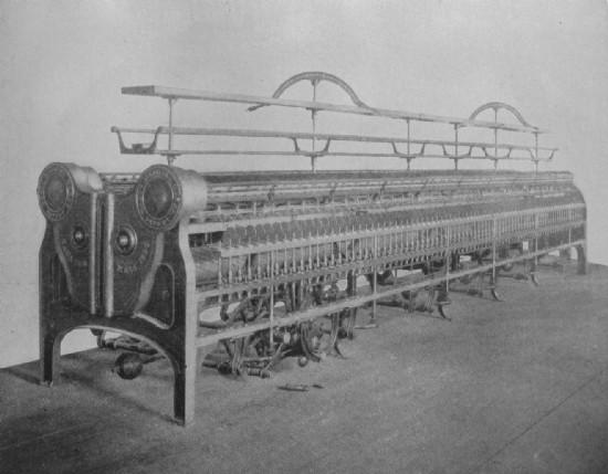 MODERN RING SPINNING FRAME FOR COTTON. SIXTY-EIGHT
SPINDLES