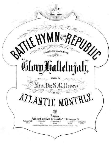 Battle Hymn sheet music