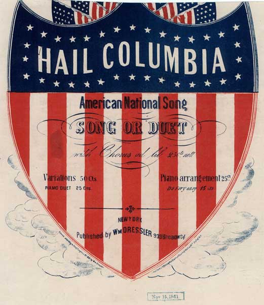 Hail Columbia sheet music