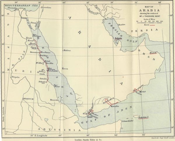 MAP OF HADRAMUT.