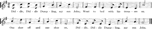 musical notation with lyrics below