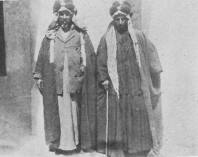 The Sheik Of Zobeir And His Son