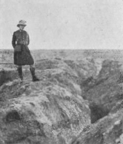 Capt. Haldane Inspects The Hannah Trenches