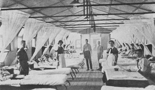 Interior Of A Hospital Ward In Mesopotamia