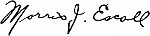 Signature: Morris J. Escoll