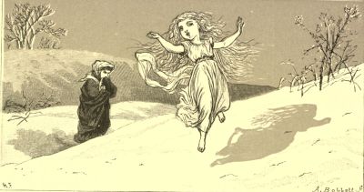 The snow-maiden bounded as she felt