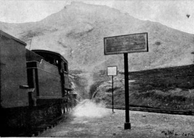 The Highest Point of the Oroya Railway: the Galera Tunnel.