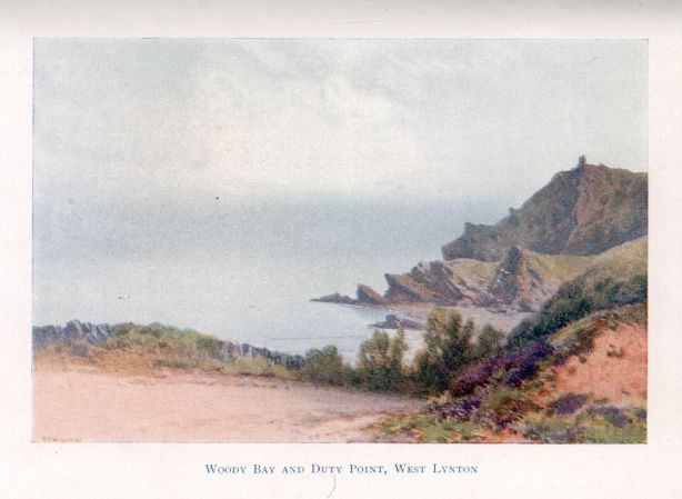 Woody Bay and Duty Point, West Lynton