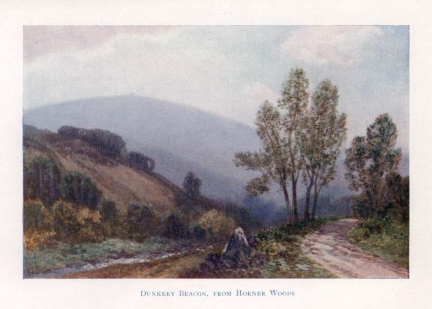Dunkery Beacon, from Horner Woods