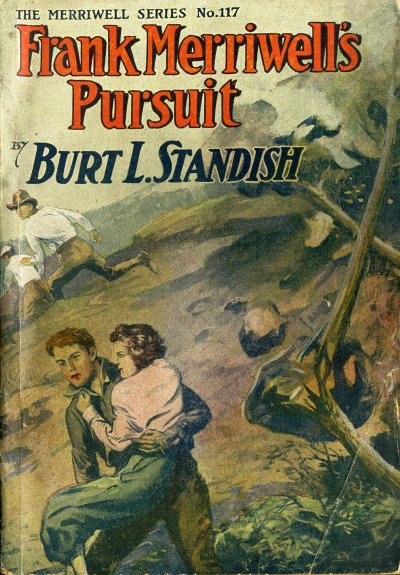 Cover, showing Frank outrunning a landslide while
carrying Inza