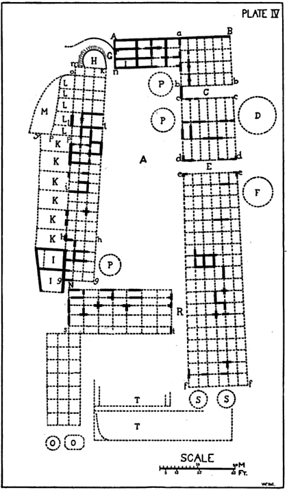 PLATE IV: PLAN OF BUILDING A.