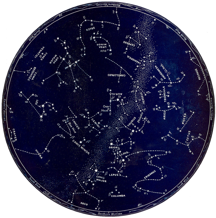 North American Star Chart