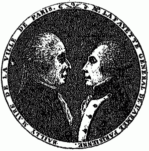 Portraits de Bailly et de Lafayette