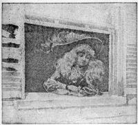 Girl at window.