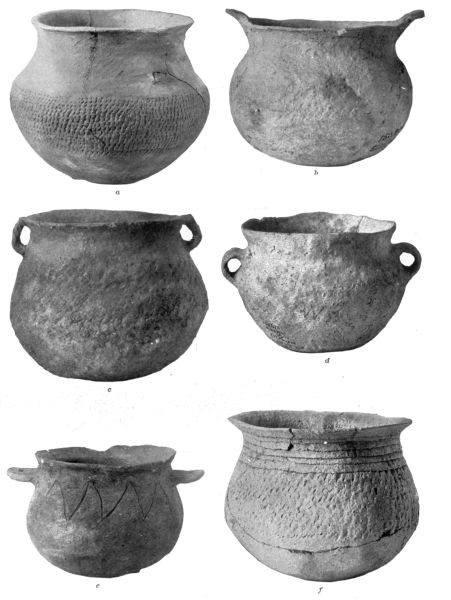 PL. CXIX—
COILED AND INDENTED POTTERY FROM SIKYATKI