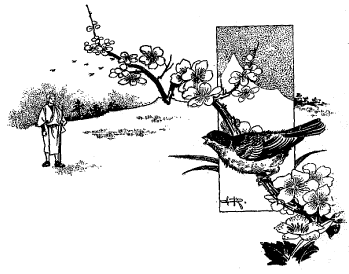 Nasakji leva les yeux et aperut un moineau perch sur une branche