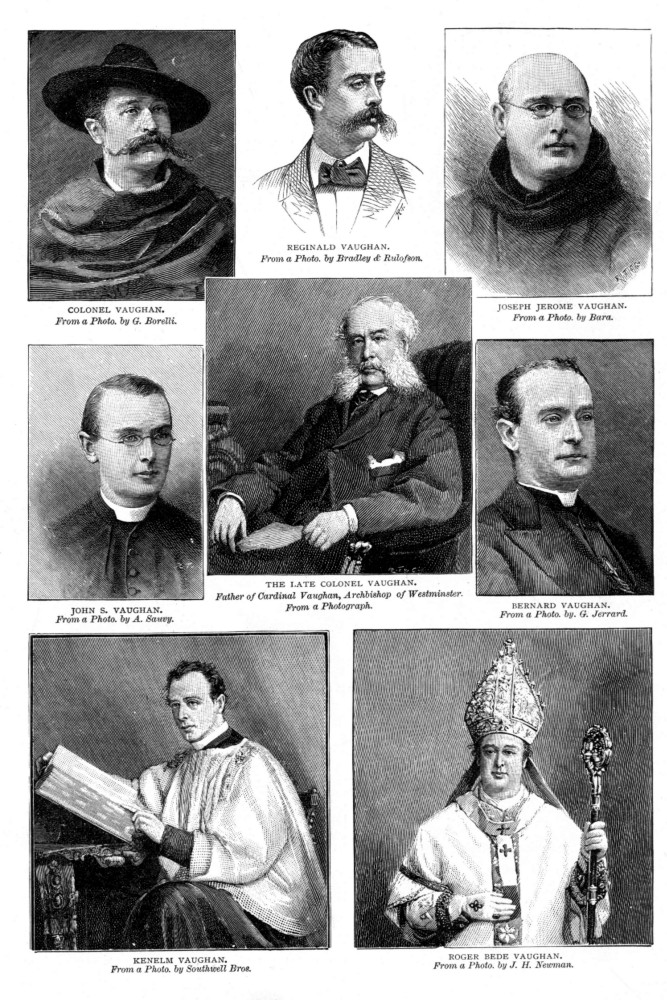 The Father and Brothers of Cardinal-Archbishop Vaughan.