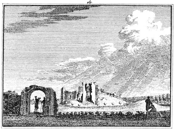 Overblijfsel van het Hof en den Burg van Oostvoorn, 1747.