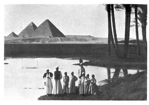 The Pyramids from the Nile, Cairo
