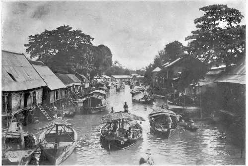 The Klong Canal at Bangkok