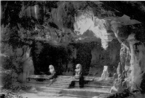 Entrance to one of the Caves of Elephanta