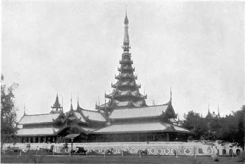 Mandalay palace and its tower, called The Centre of the Universe