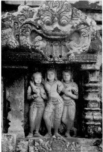 The Three Graces in the Lara Jongram Temple, Java
