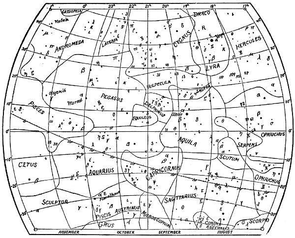 Fig. 16.—Autumn Constellations.