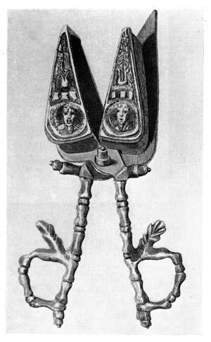 FIG. 17.—FINE PAIR OF ANCIENT SNUFFERS.