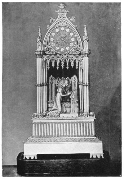 FIG. 86.—FINE GOTHIC FRENCH CLOCK.

(In the collection of W. Egan & Sons, Ltd., Cork.)