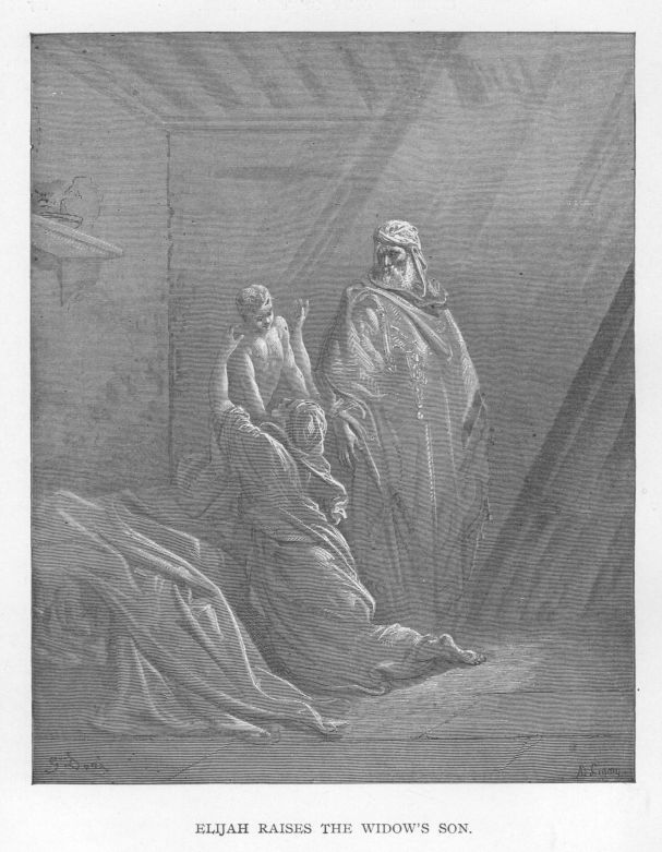 Elijah raises the widow's son