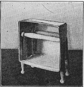 Fig. 8—Slide clothespins on the basket for legs.