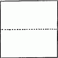 Fig. 26—Square of newspaper for making boat.
