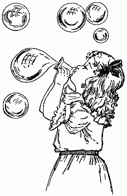 Fig. 81—You can blow bubbles with a spool.