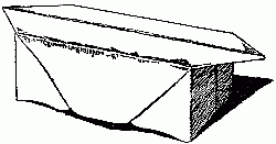 Fig. 90—Fold the envelope this way for the bed.