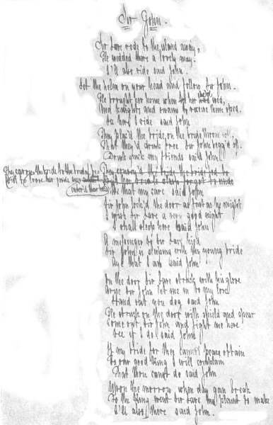 Manuscript of Sir John
